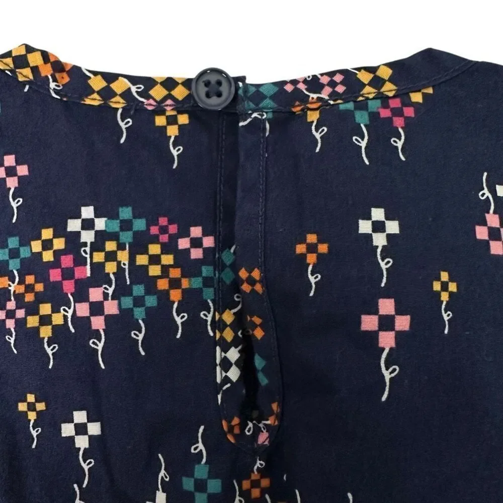 Hanna Andersson Girls Blue Tunic Dress size 4